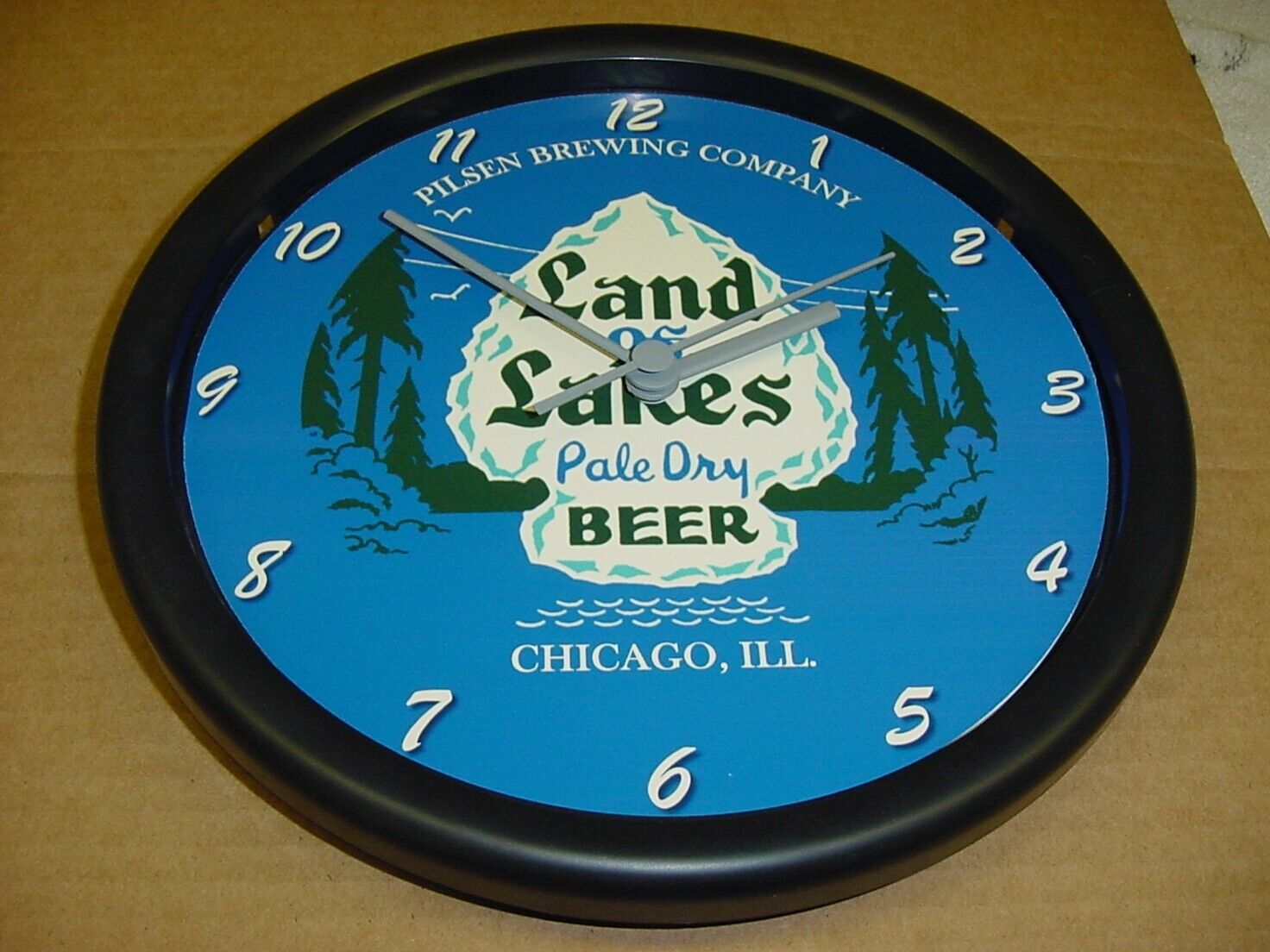 Land of Lakes Beer Wall Clock -