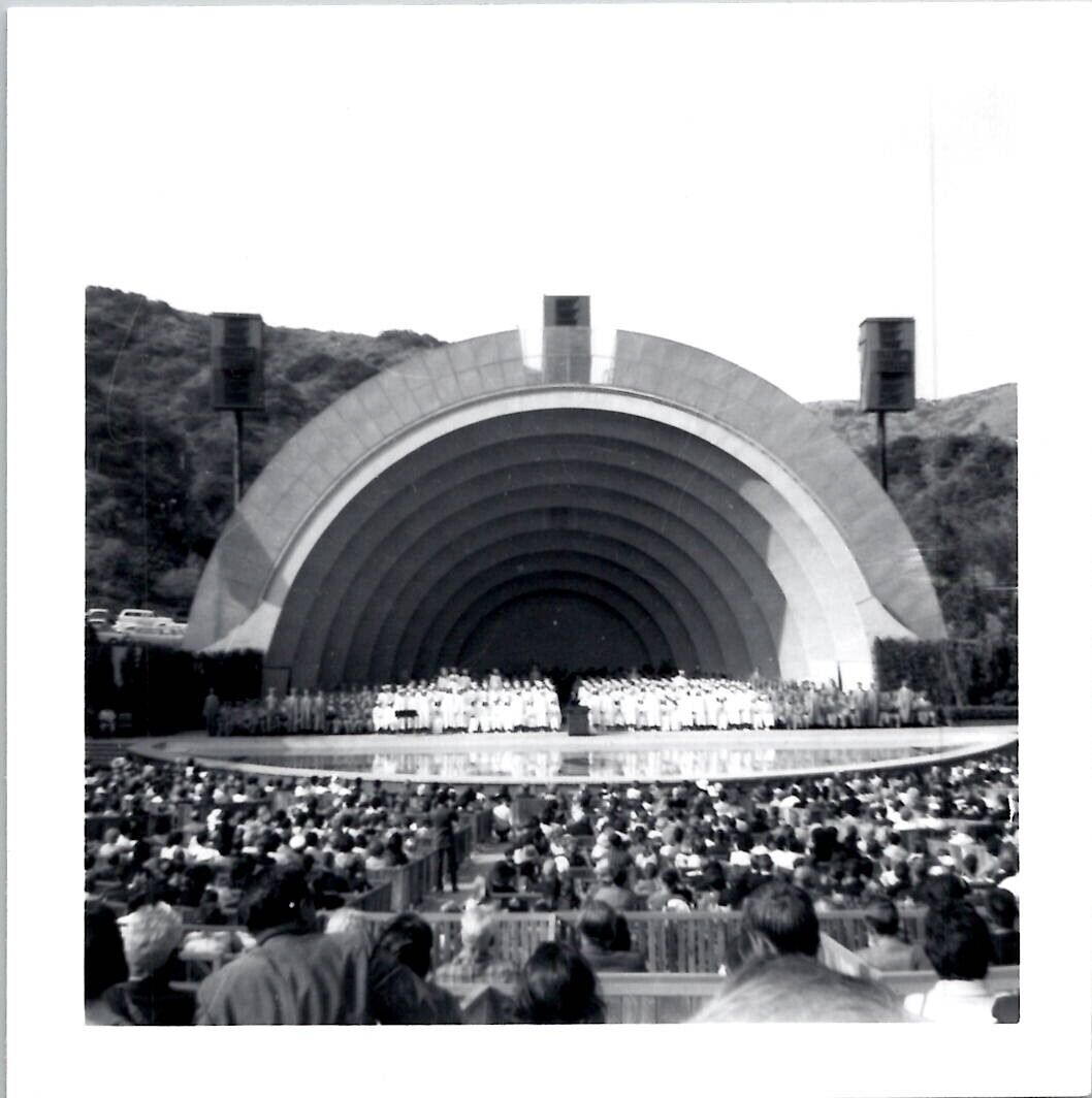 Hollywood Bowl Theatre Los Angeles California Graduation 1960s Vintage Photo