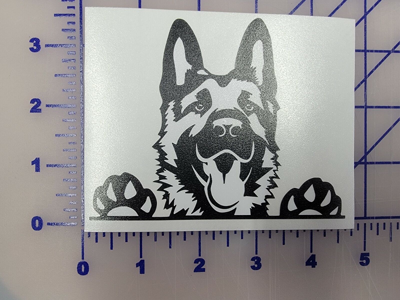 German Shepard Belgian Malinois K9 Dog  Vinyl Sticker  Logo Vinyl Decal 4