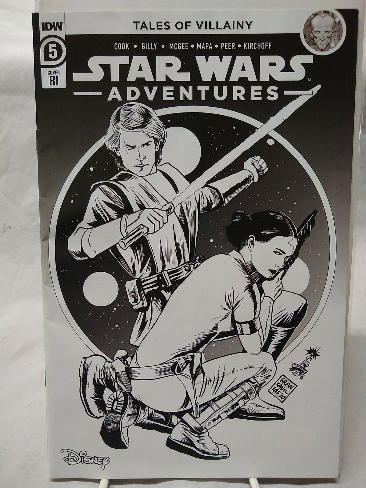 Star Wars Adventures #5 Francavilla RI Cover IDW Comic Book Anakin Skywalker
