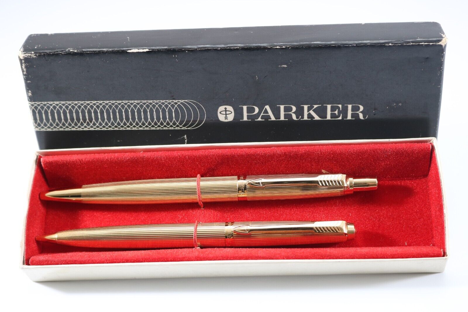 Vintage (c1960) Parker Golden Imperial Jotter Ballpoint & Mechanical Pencil