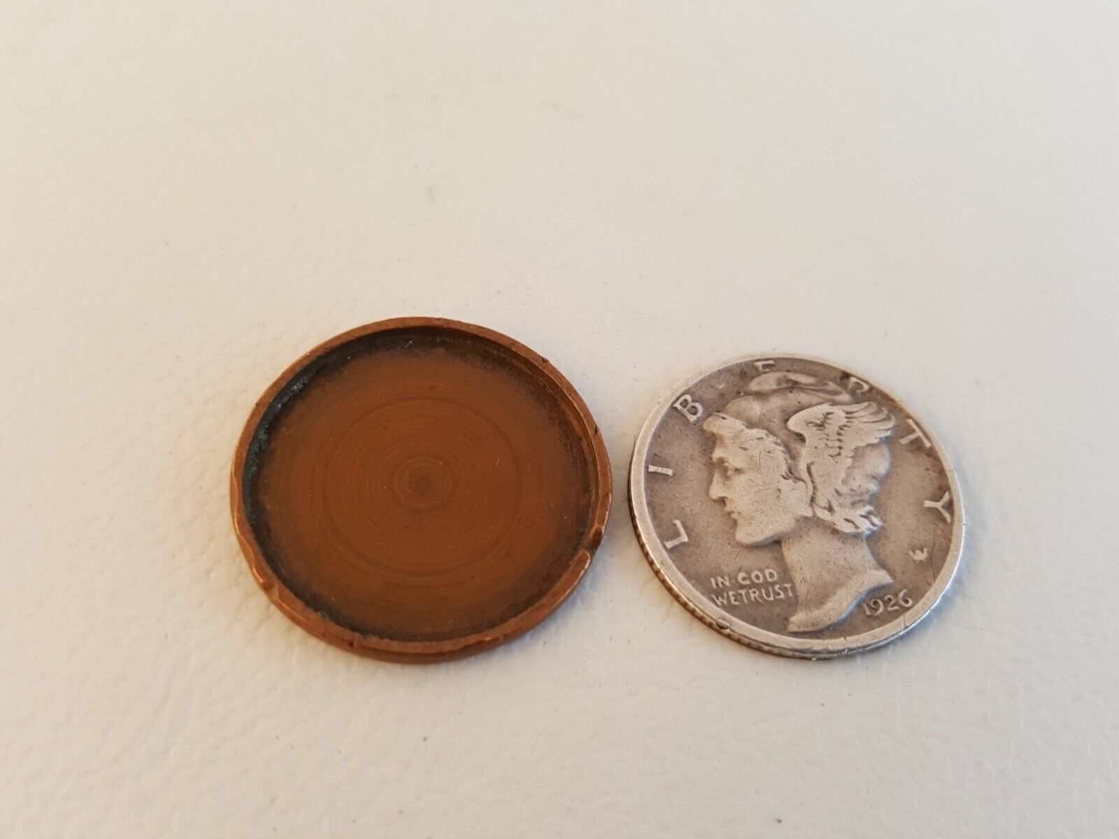 Antique coin trick penny + dime magic trick Mercury dime wheat penny 1926 1928
