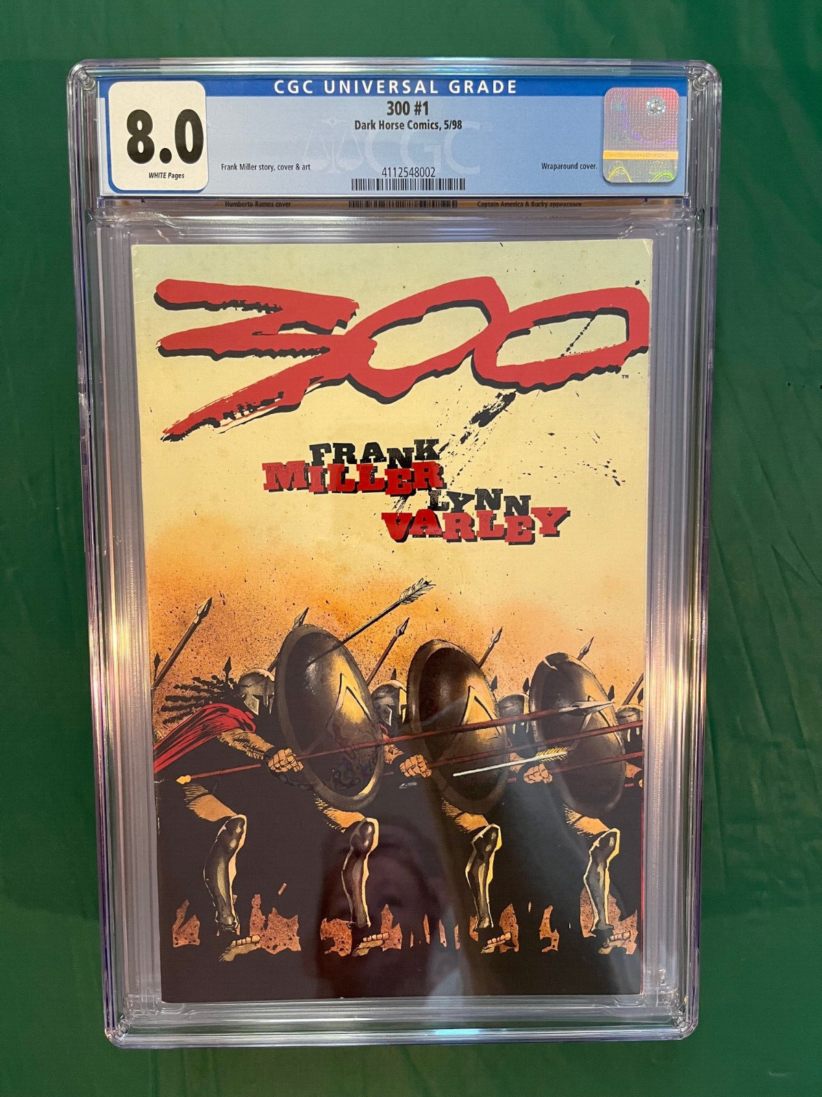 1998 Dark Horse Comics 300 #1 First CGC 8.0 Frank Miller Three Hundred Spartans