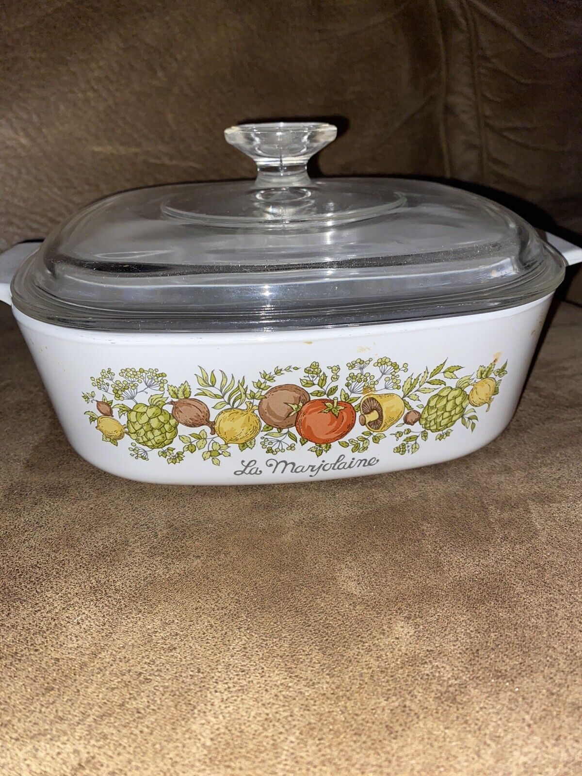 Vintage Corning Ware Spice of Life La Marjolaine 2 Qt Casserole A-2-B With Lid