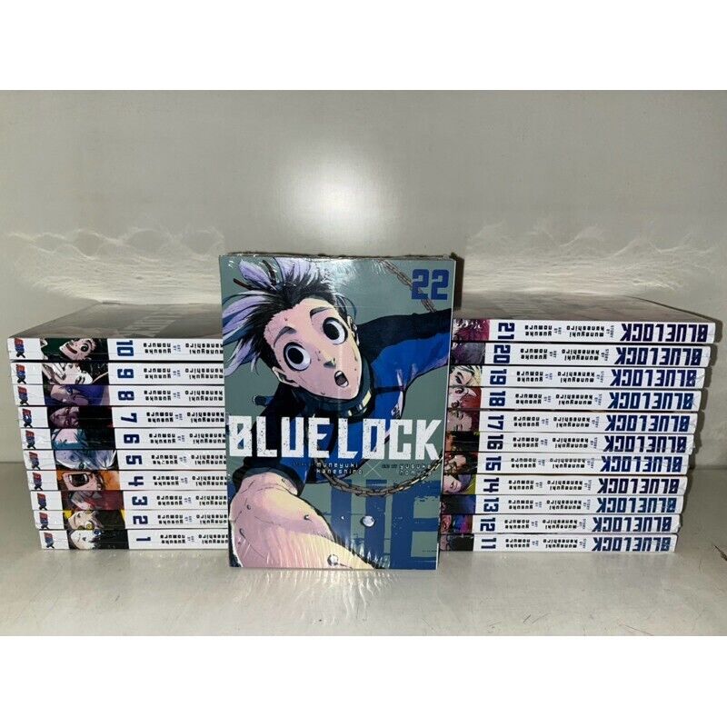 Blue Lock Vol. 1-24 Yusuke Nomura Manga Comic Full Set English Version + FedEx