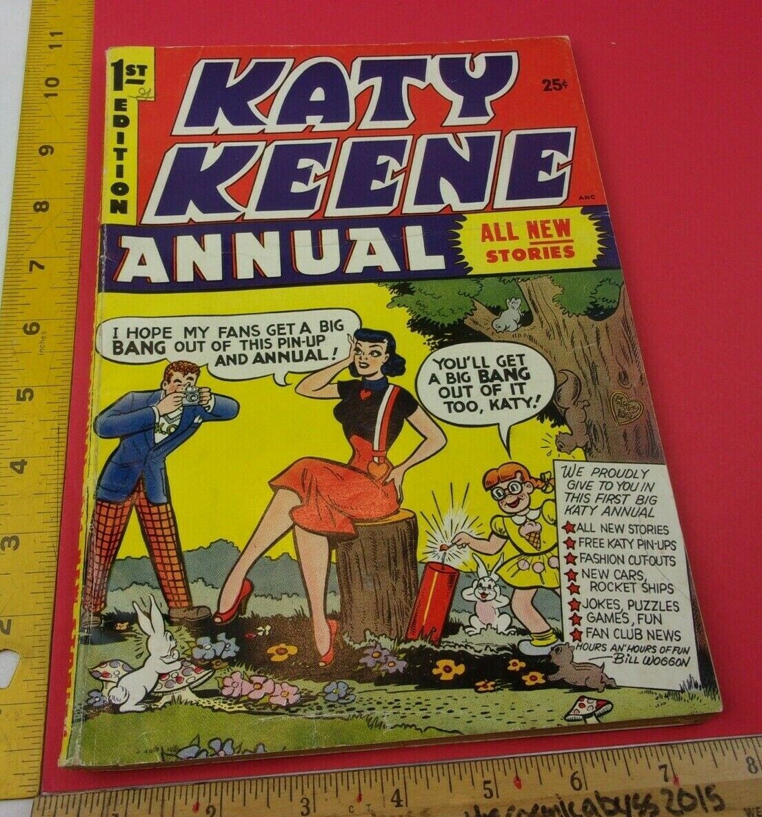 Katy Keene #1 Annual comic book VF- 1950s Bill Woggon Golden Age