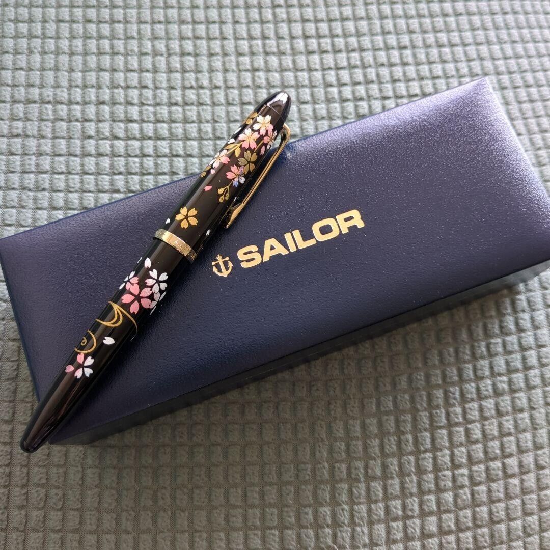 SAILOR Elegant Maki-e Fountain Pen Sakura Unused Item Rare Japan Limited New
