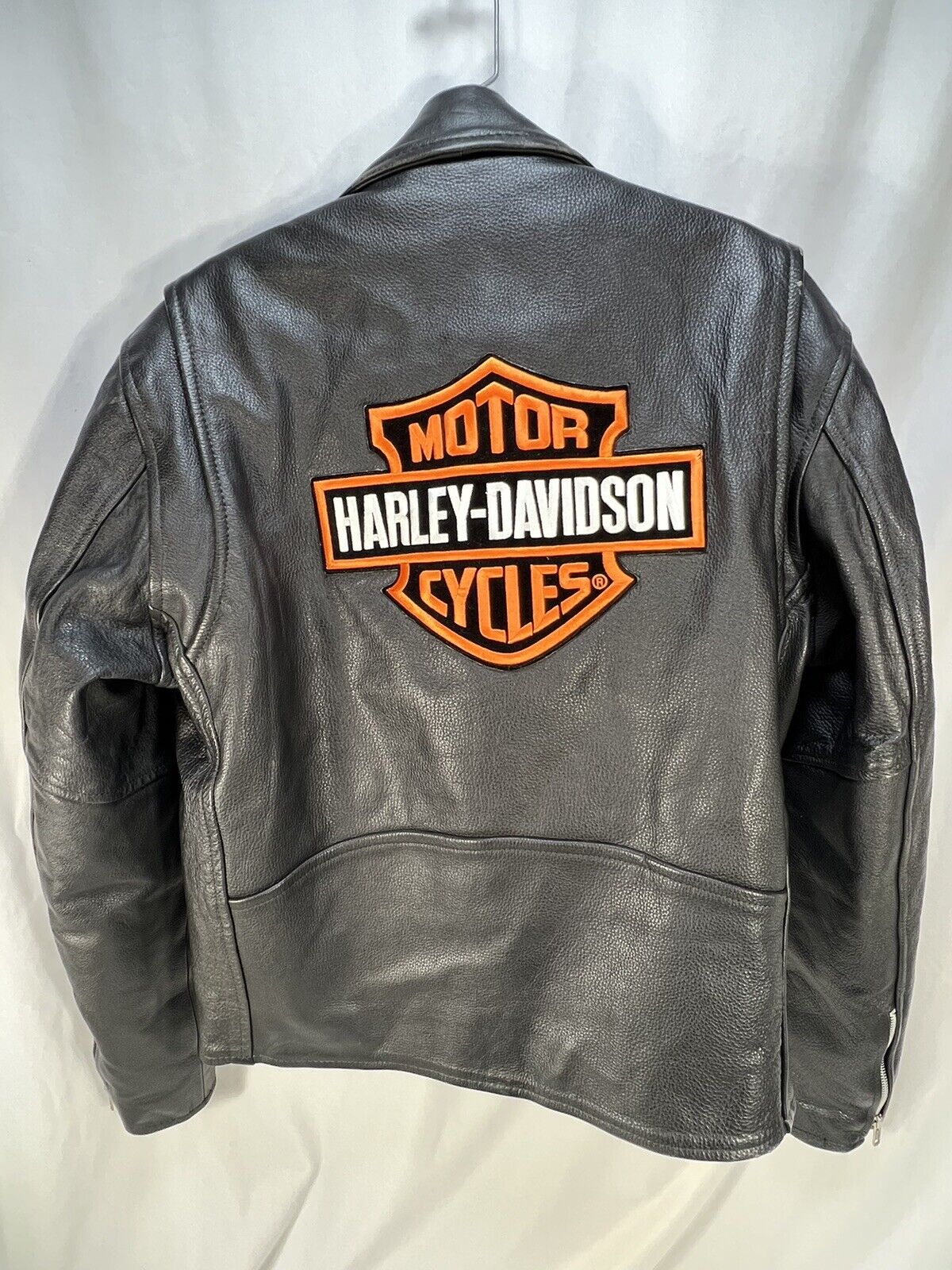 Harley Davidson Owners Club Patched Ridding Jacket By American Top Size 42