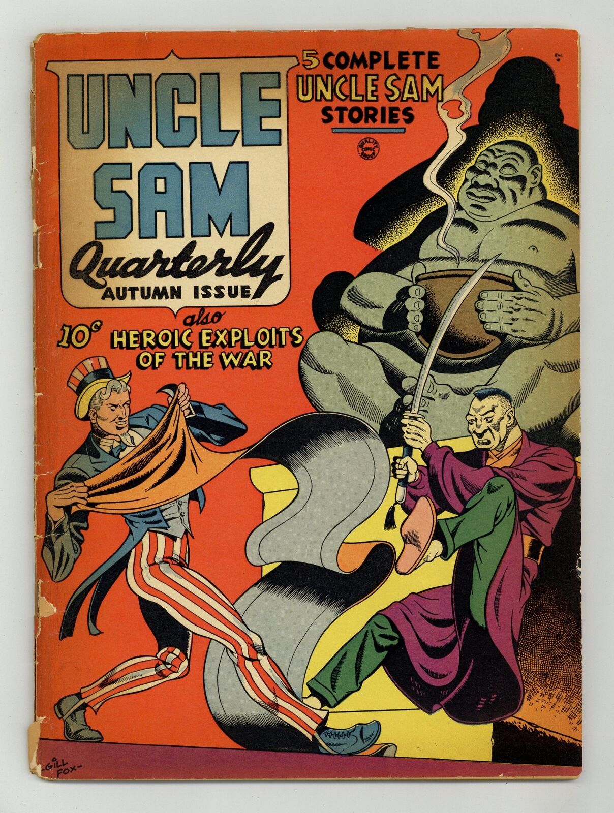 Uncle Sam Quarterly #4 GD- 1.8 1942