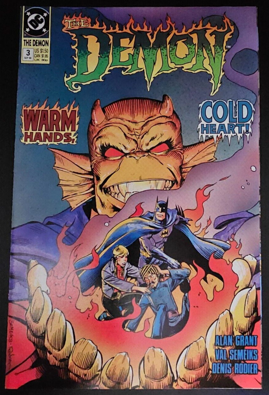 The Demon DC Comics 1990 Alan Grant Val Semeiks Jack Kirby No. 3 Etrigan RAW