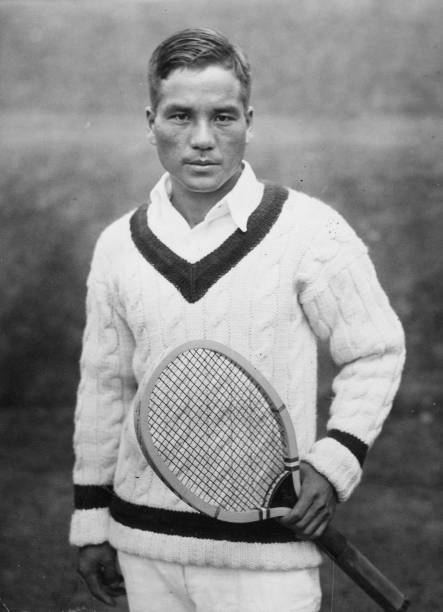Japanese tennis player Teizo Toba 1925 Tennis OLD PHOTO