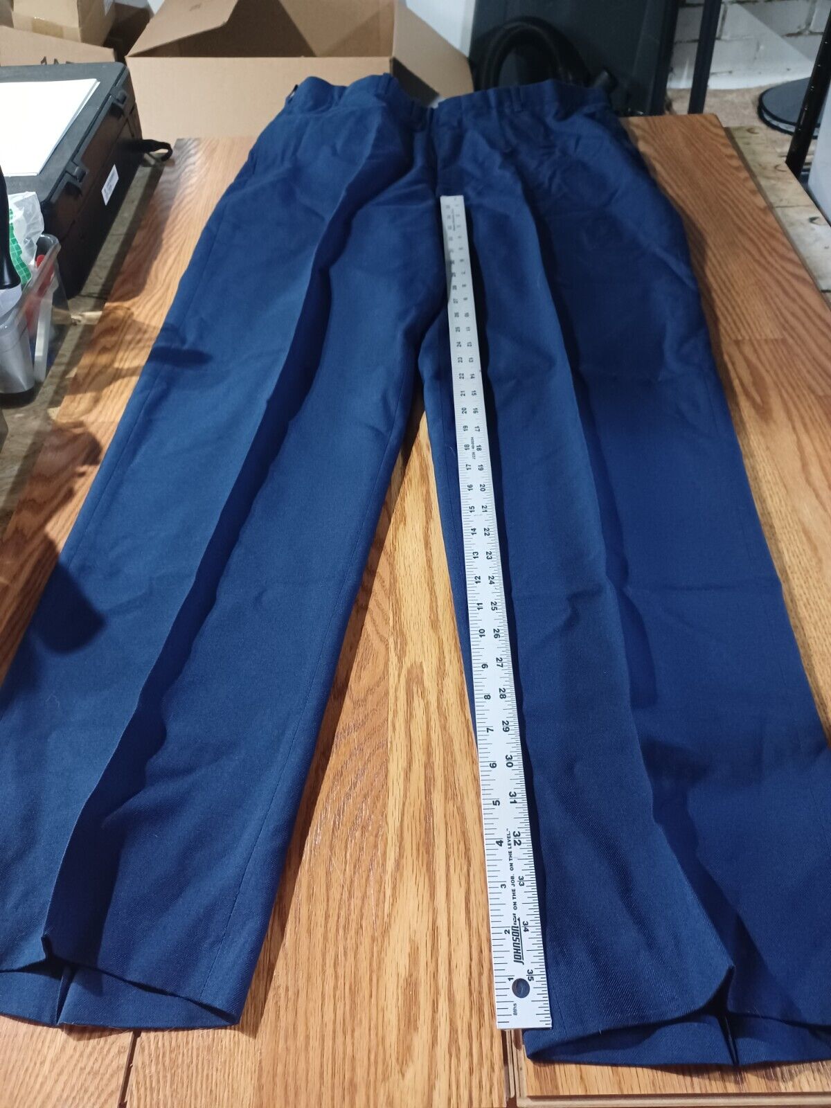DSCP By Tennessee Apparel Corp Men's 40XLA Navy Blue Trousers Pants Dress 