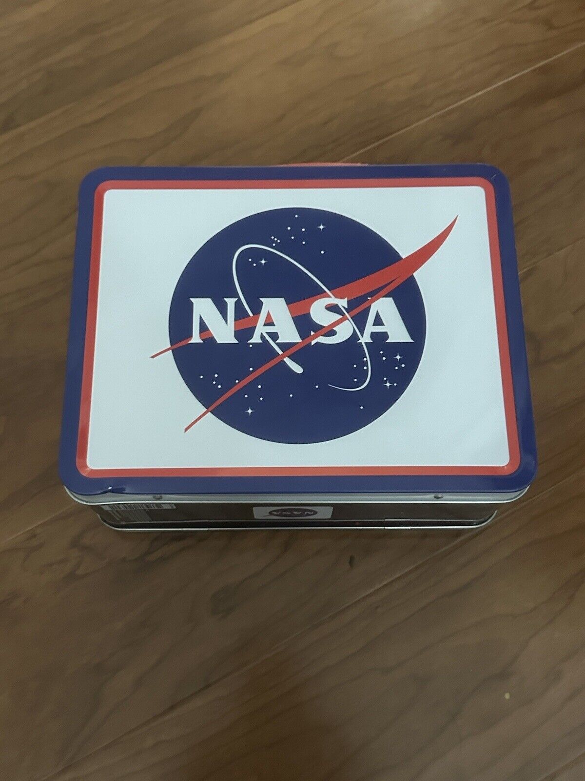 NASA - United States Space Program Large Embossed Metal Lunch Box / Tin Tote