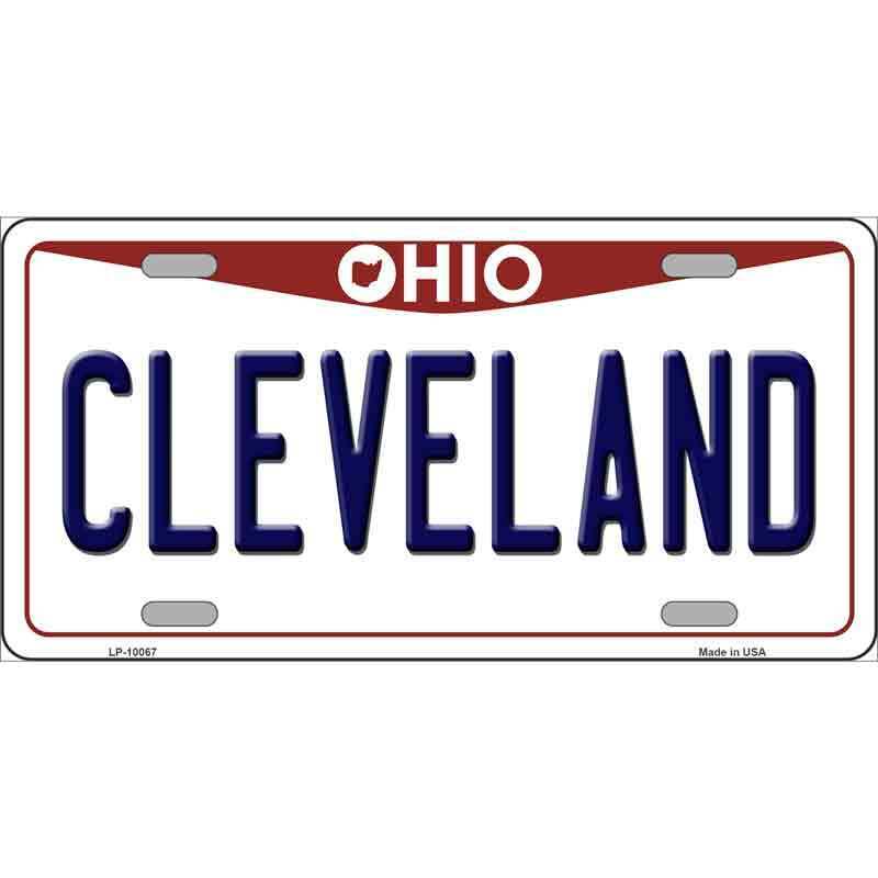 Cleveland Ohio Novelty Metal License Plate Tag LP-10067