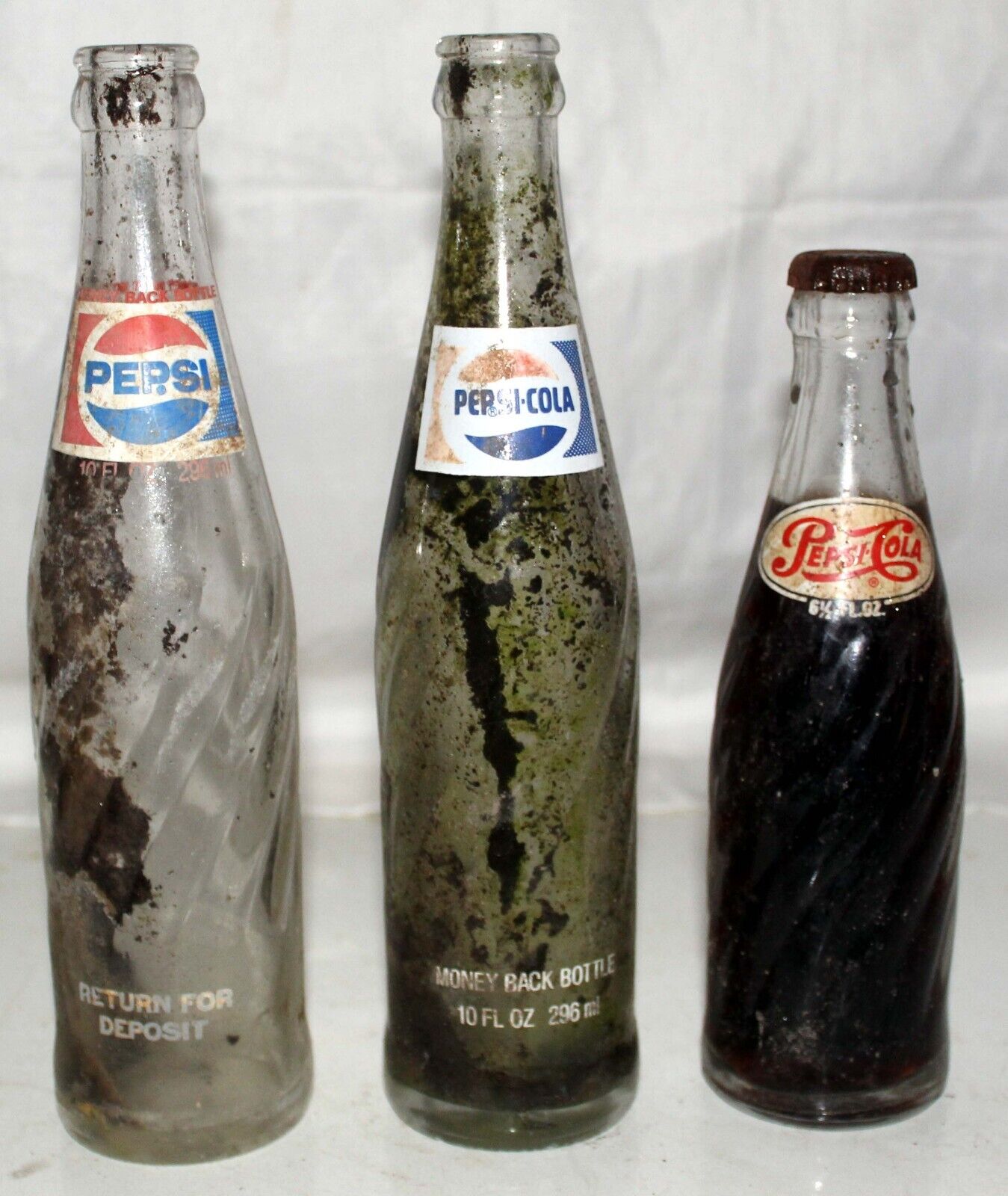 Vintage Pre-1930's Soda Bottle Lot (Pepsi) LOOK