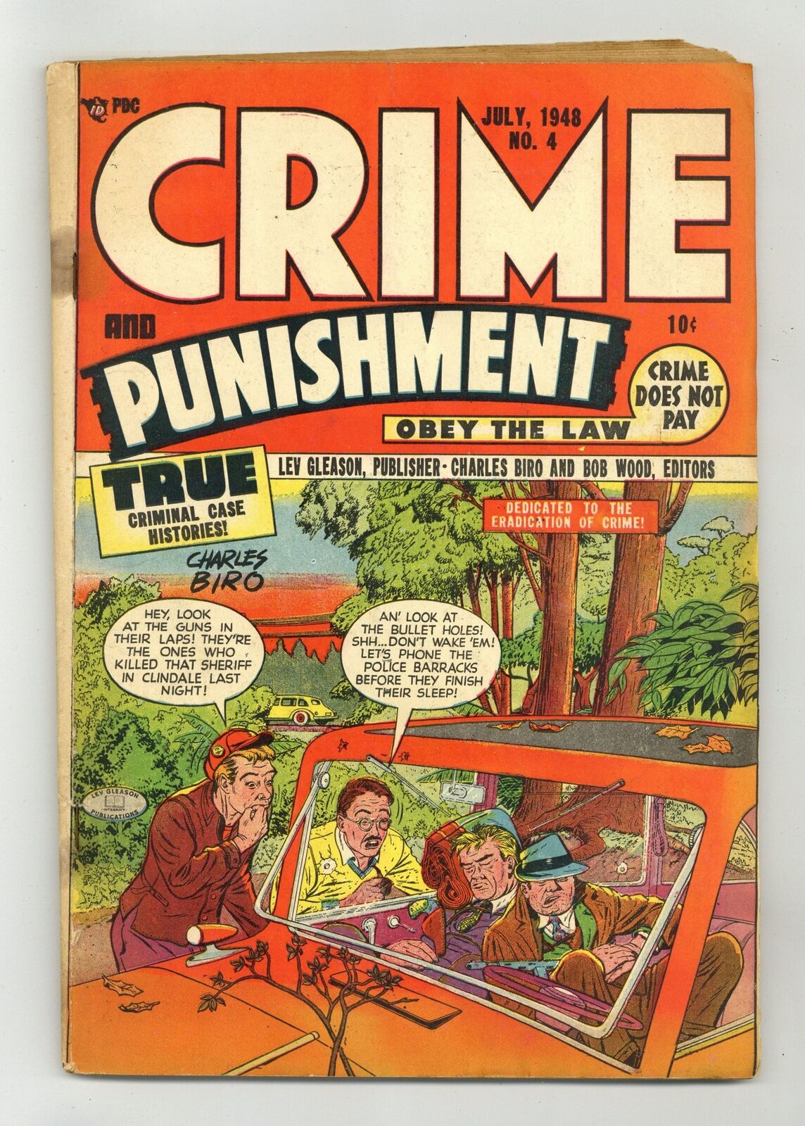 Crime and Punishment #4 GD+ 2.5 1948 Lev Gleason