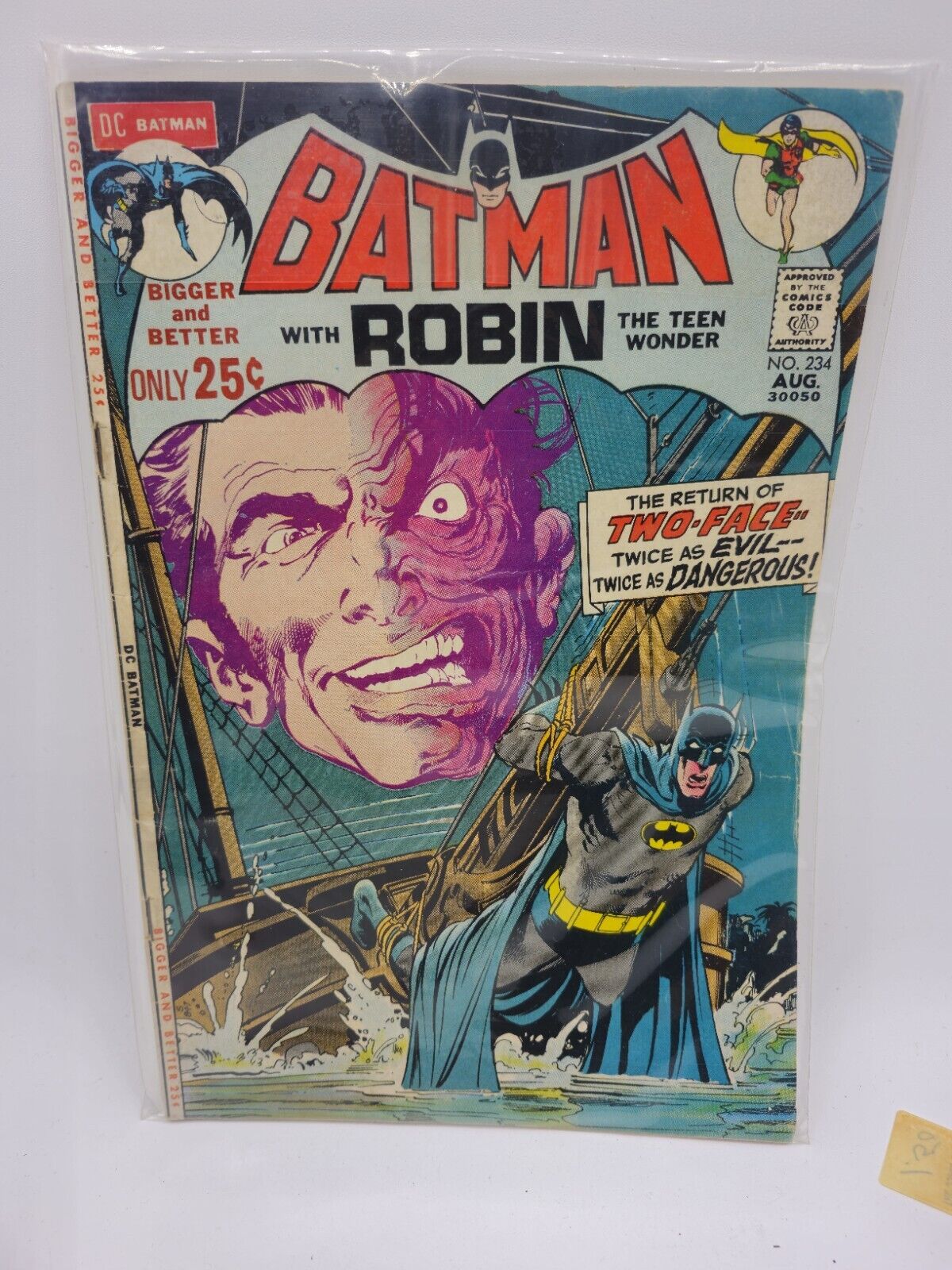 Batman 234 1st Silver Age Two-Face  Neal Adams Cover