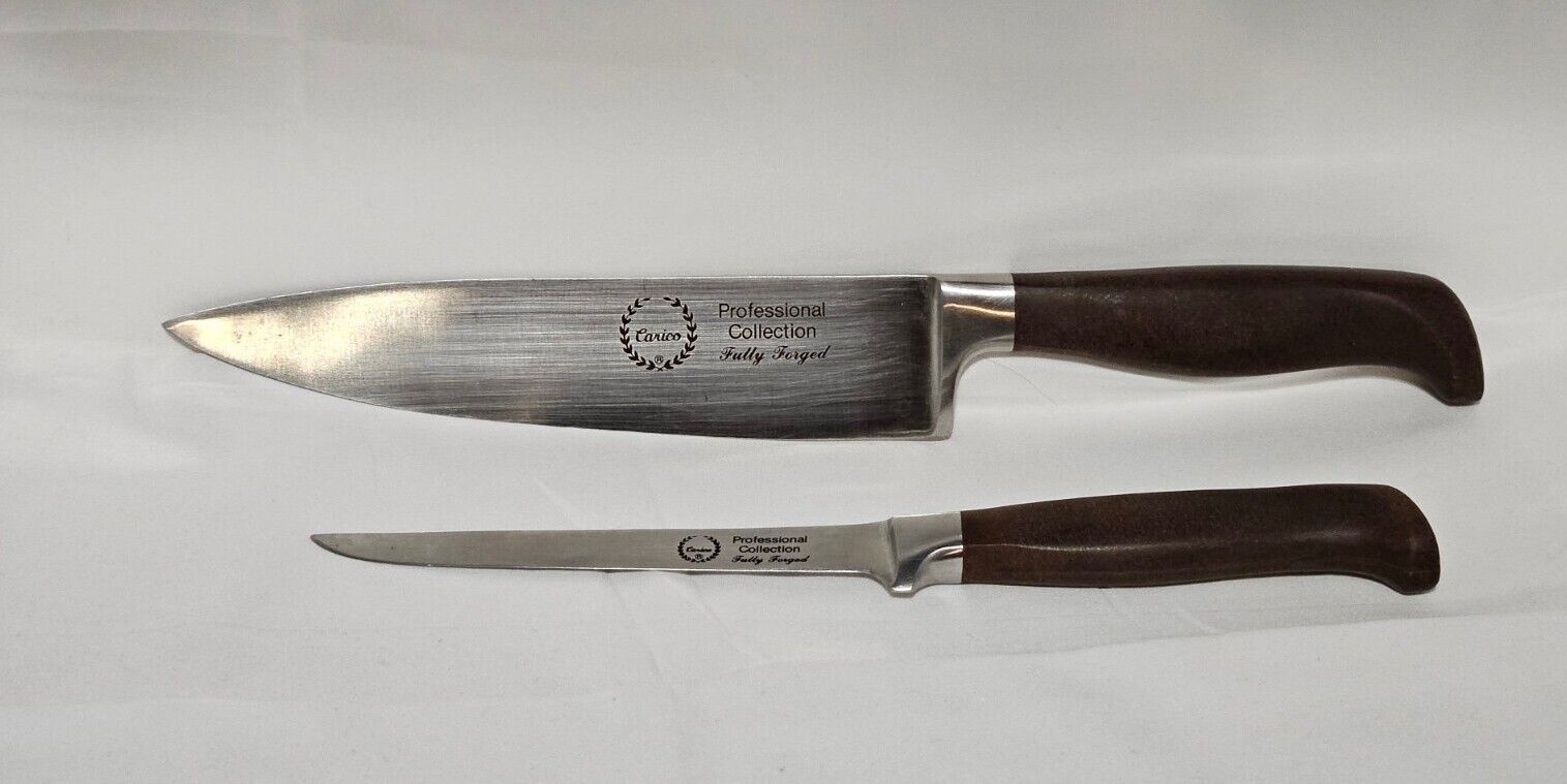 CARICO Chef Knives 2 Pc Professional Collection Fully Forged JAPAN