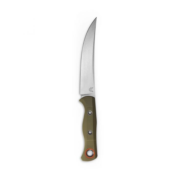 Benchmade Meatcrafter Fixed Blade Hunting Knife Green G-10 (6.08\