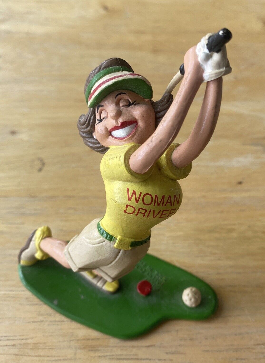 1997 Bakery Crafts Woman Driver Golfer Golf Club PVC Figurine Figure Vintage