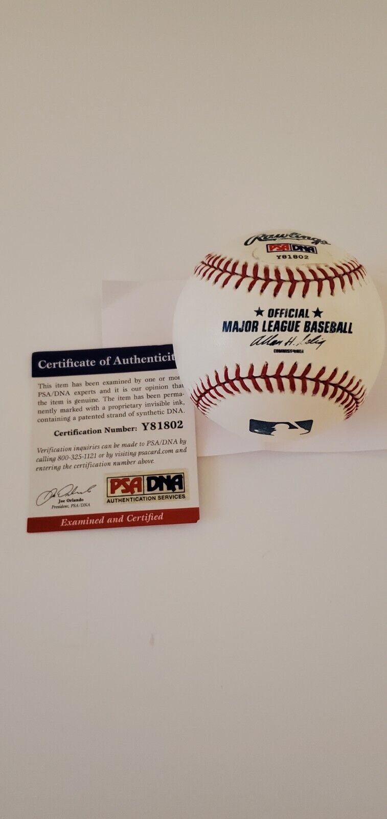  Senator Marco Rubio Autographed Baseball PSA Authenticated