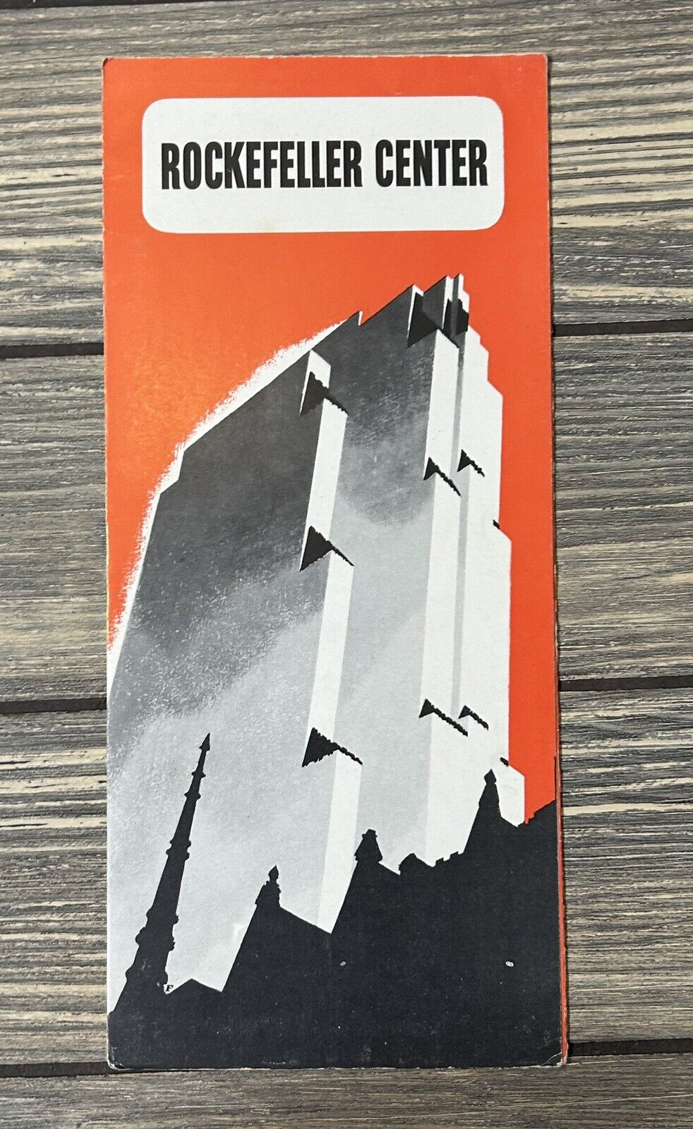 Vintage Rockefeller Center Radio City Brochure Pamphlet Souvenir