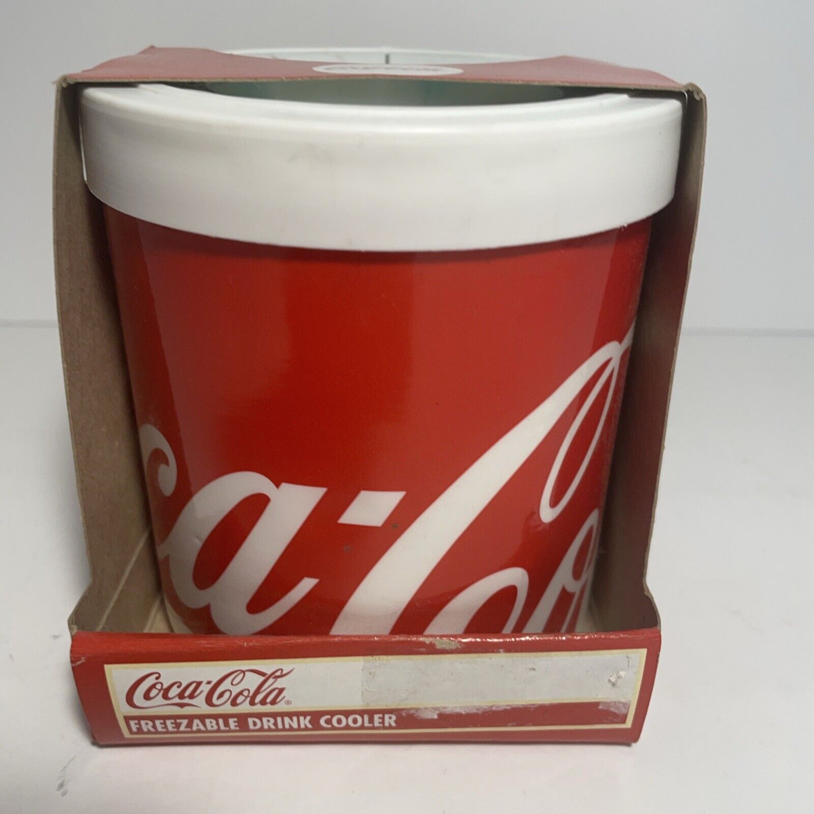 NOS Vintage Coca-Cola Freezable Drink Cooler Coke USA