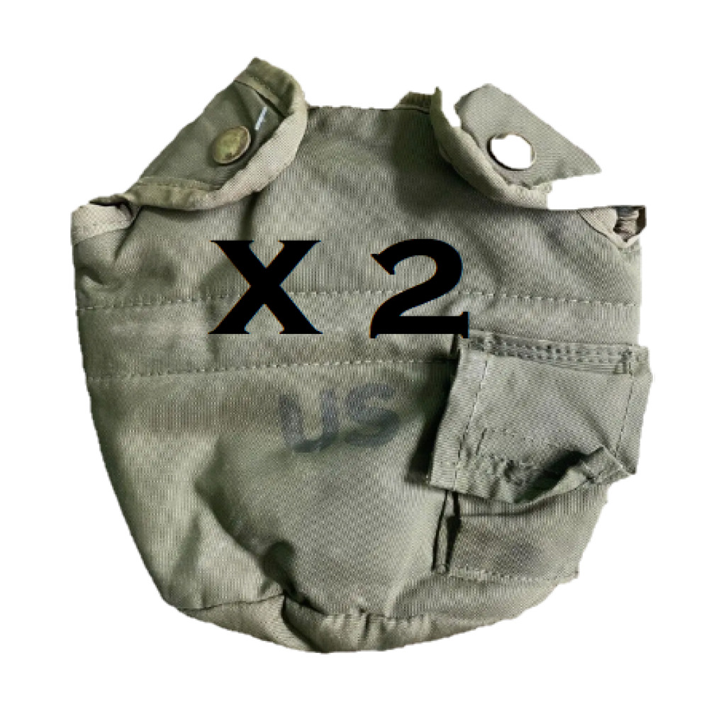 MILITARY POUCH (2-PACK)  ALICE CANTEEN COVER 1QT