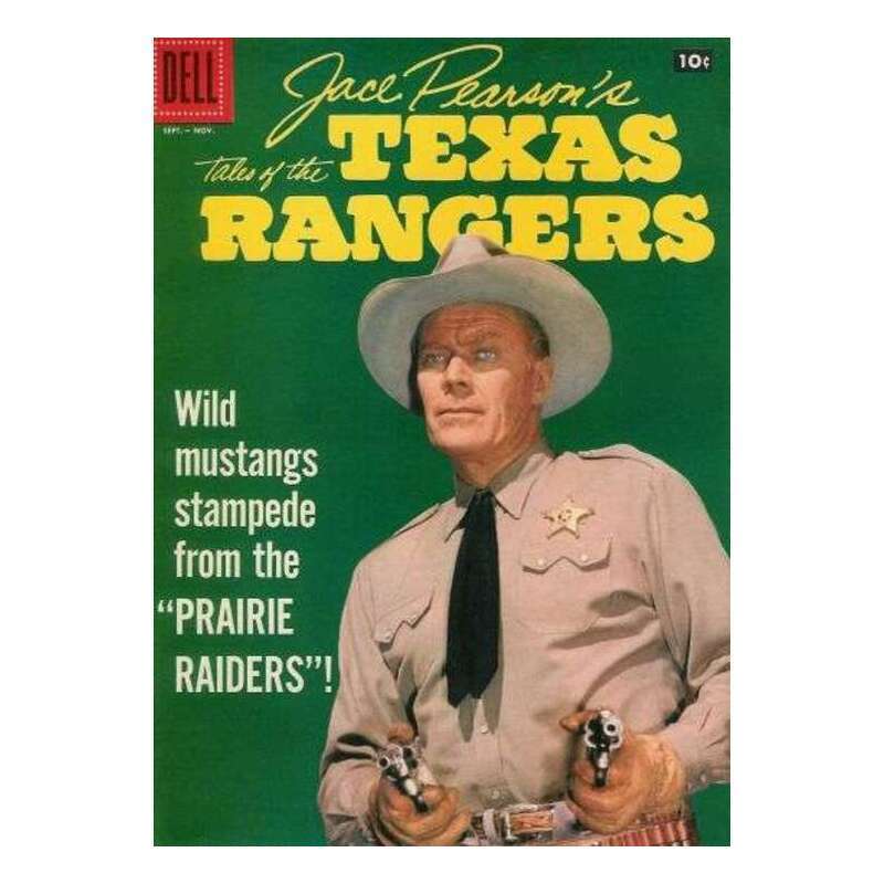 Jace Pearson\'s Tales of the Texas Rangers #17 in F + condition. Dell comics [s\\