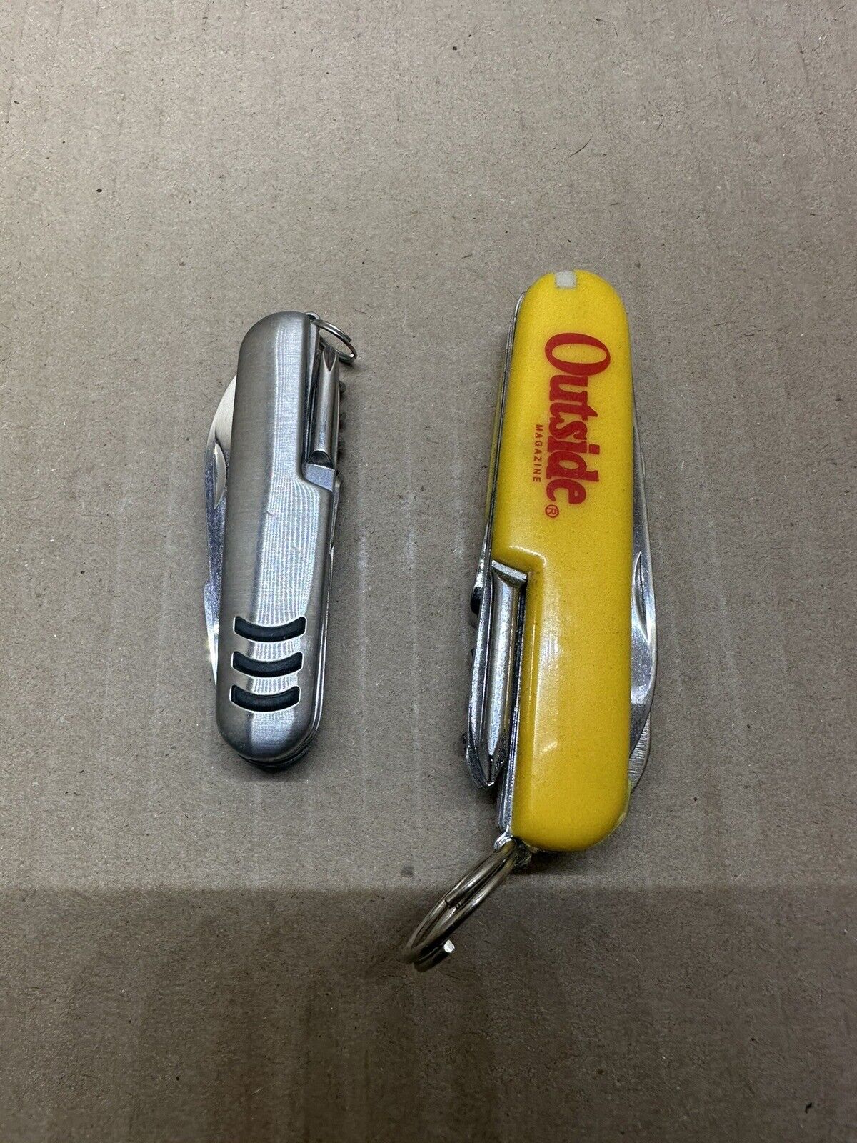 Swiss Army Knife Lot of 2 Outside Magazine Wooster Brush Company