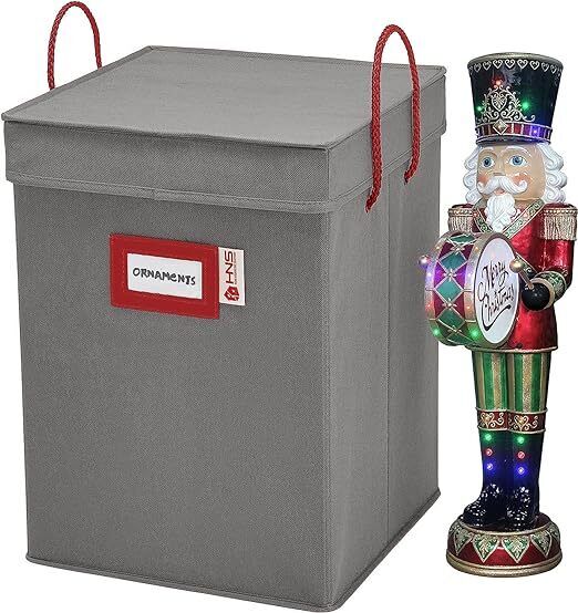 Hold N\' Storage Christmas Nutcracker and Figurine Collectible Storage Box.