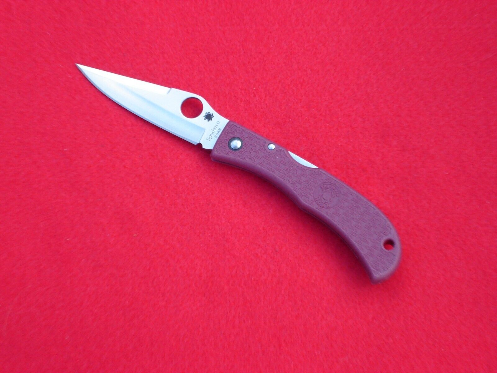 Spyderco Jess Horn Pocket Knife