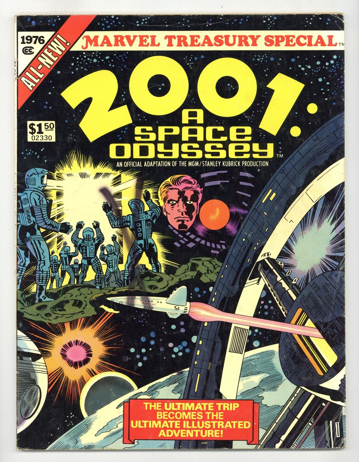2001 A Space Odyssey Treasury #1 VG 4.0 1976
