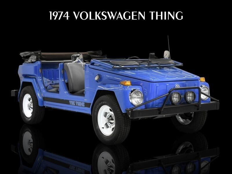 1974 Volkswagen Thing NEW METAL SIGN: Mint Condition in Blue