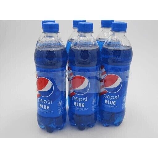 2021 Pepsi Blue Limited Edition 6 Pks. NEW