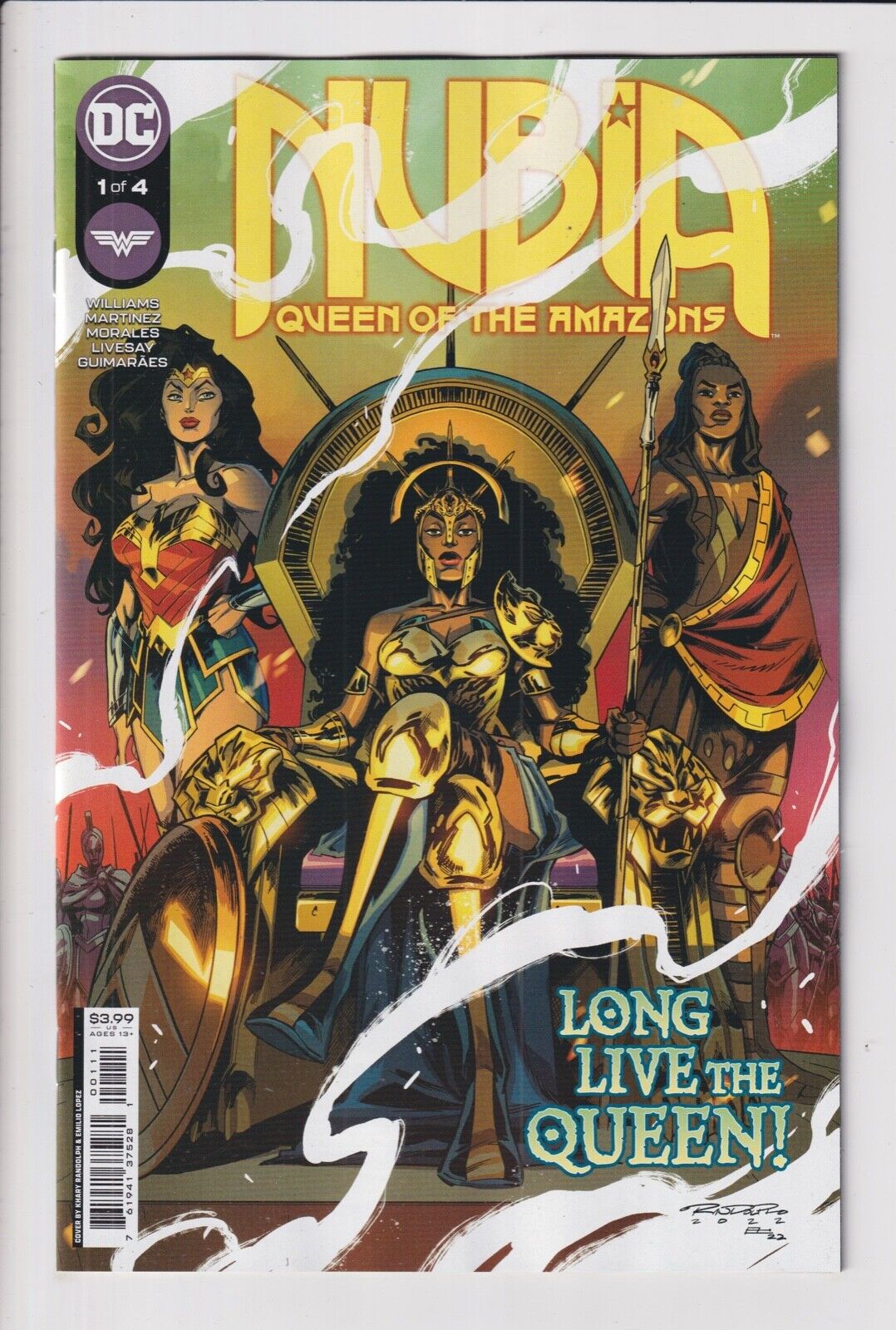 NUBIA: QUEEN OF THE AMAZONS 1 2 3 or 4 NM DC comics sold SEPARATELY you PICK