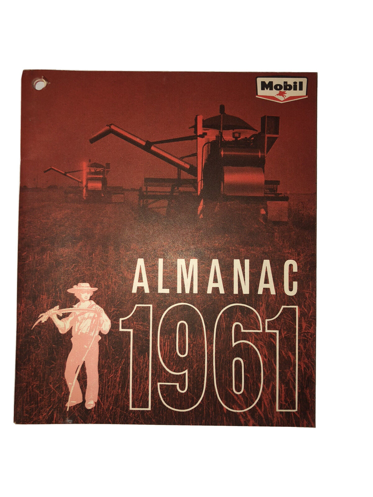1961 Mobil Oil Company Almanac book guide/calendar