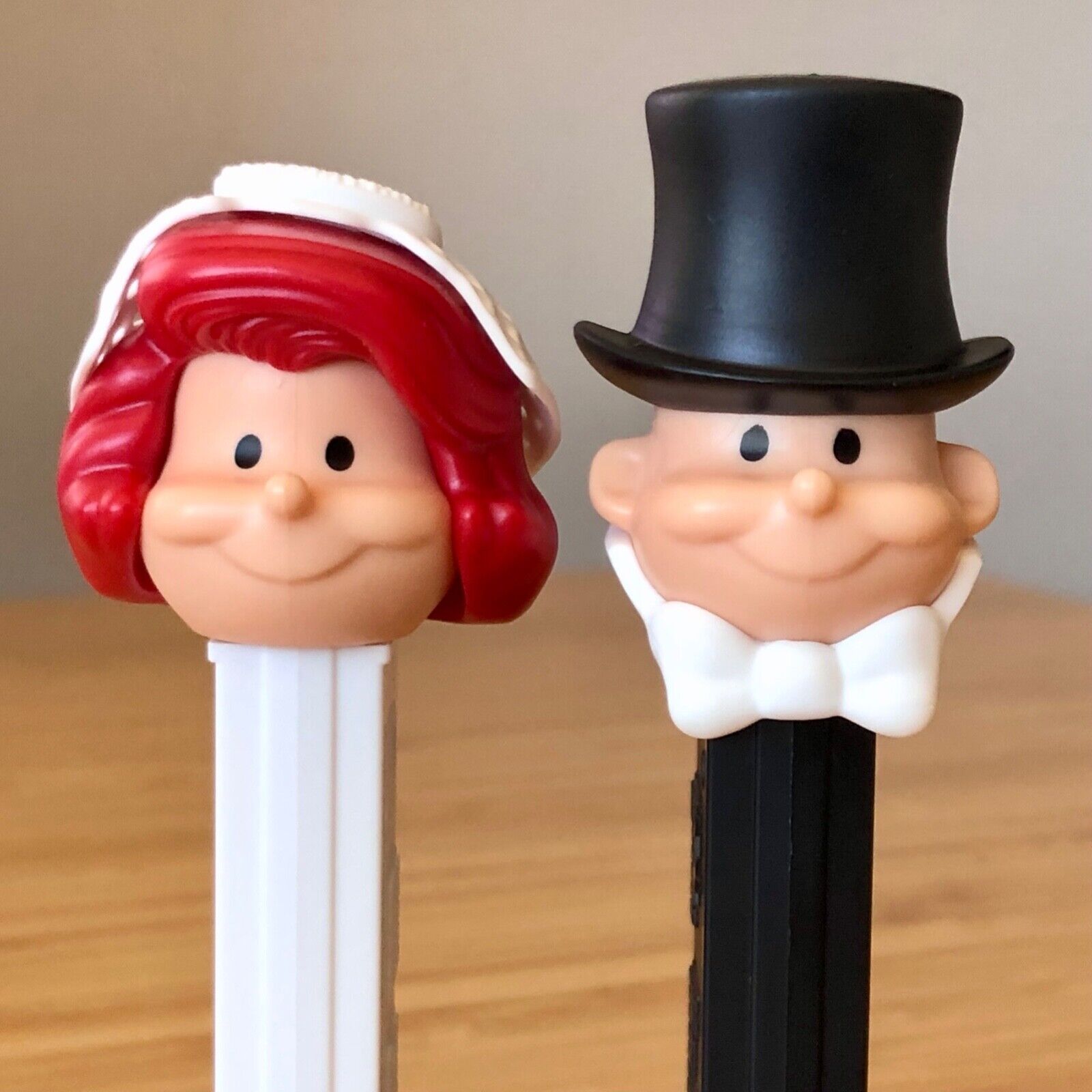 PEZ Redhead Bride and Groom - Wedding Gift / Favor / Candy Bar / Cake Topper