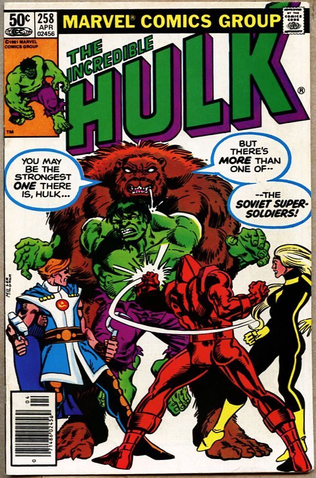 Incredible Hulk #258-1981 fn 6.0 1st Soviet Super-Soldiers & 1st Ursa Major