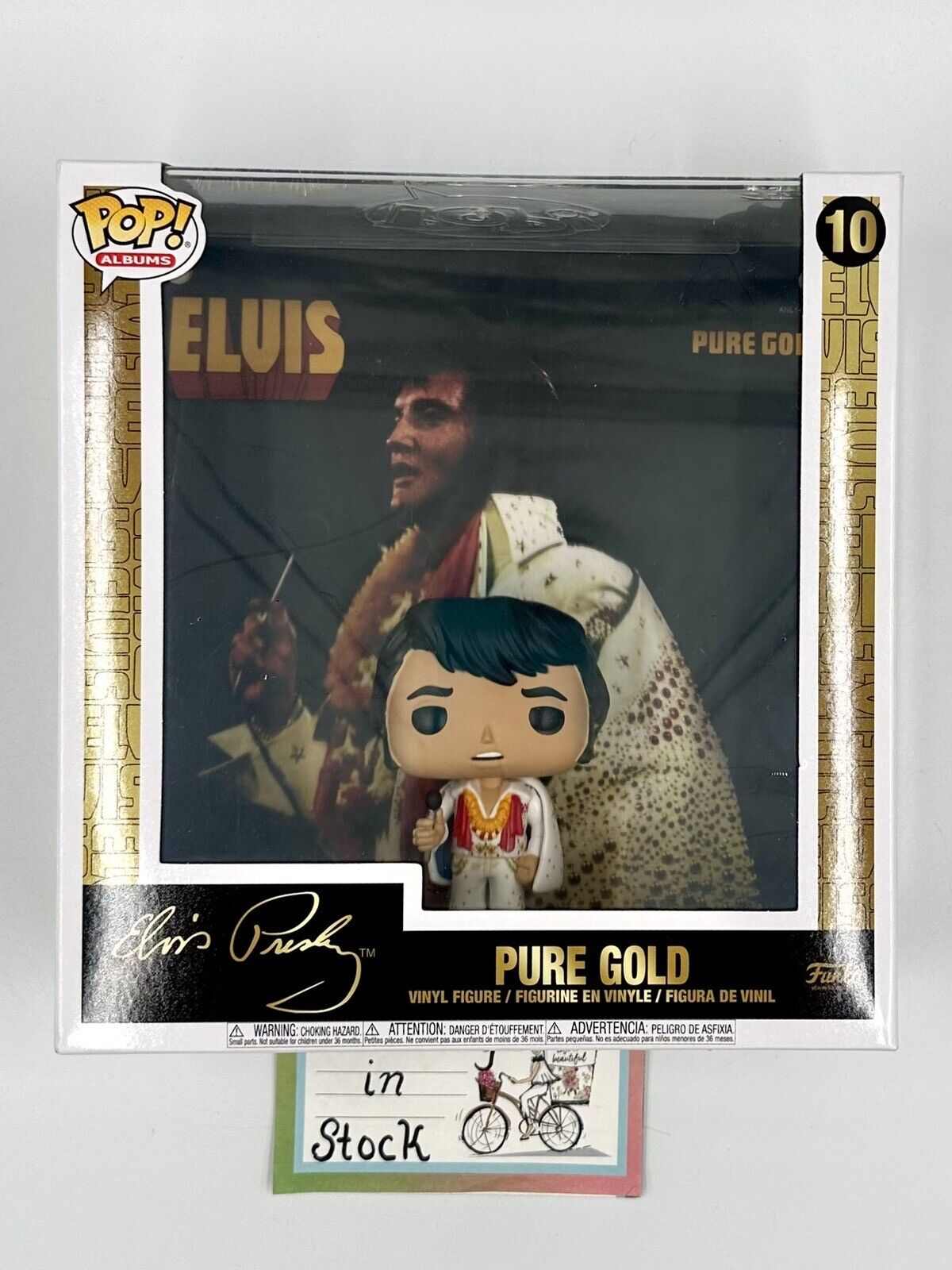 Funko Pop Album Cover with case: Elvis Presley - Pure Gold -NEW-FAST SHIPPING