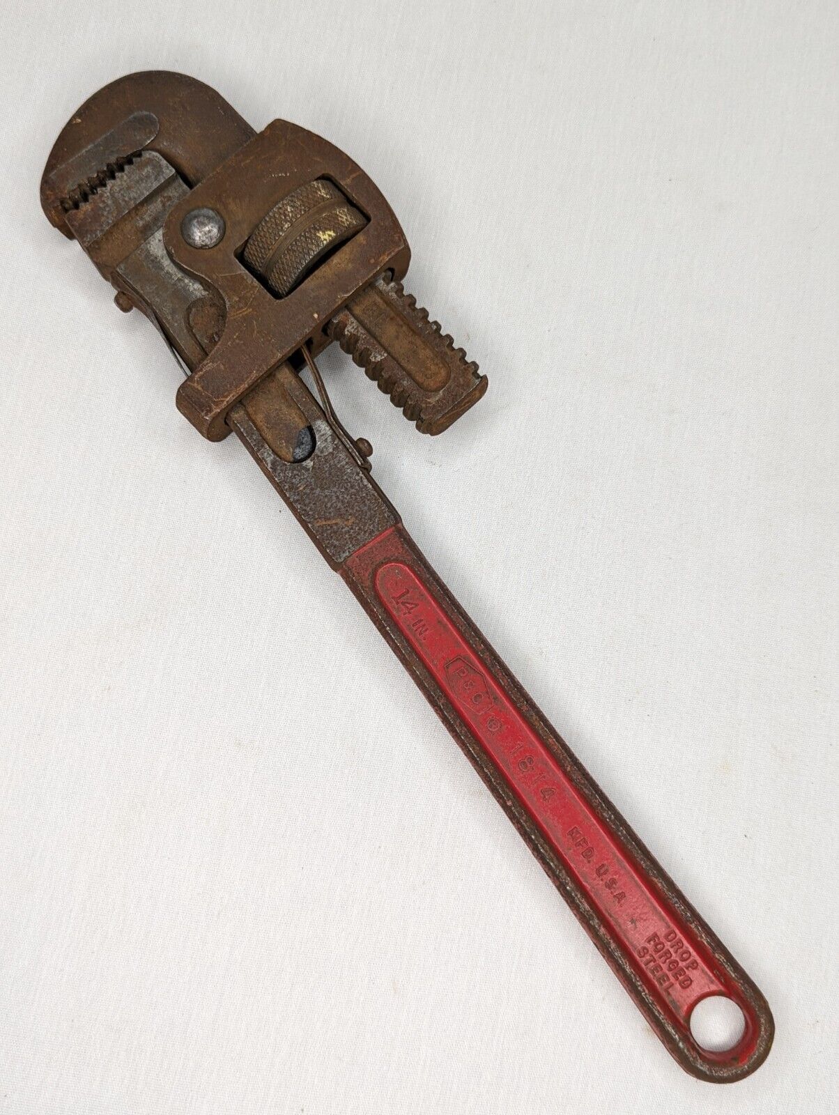 Vintage P & C 1814 Pipe Wrench 14\