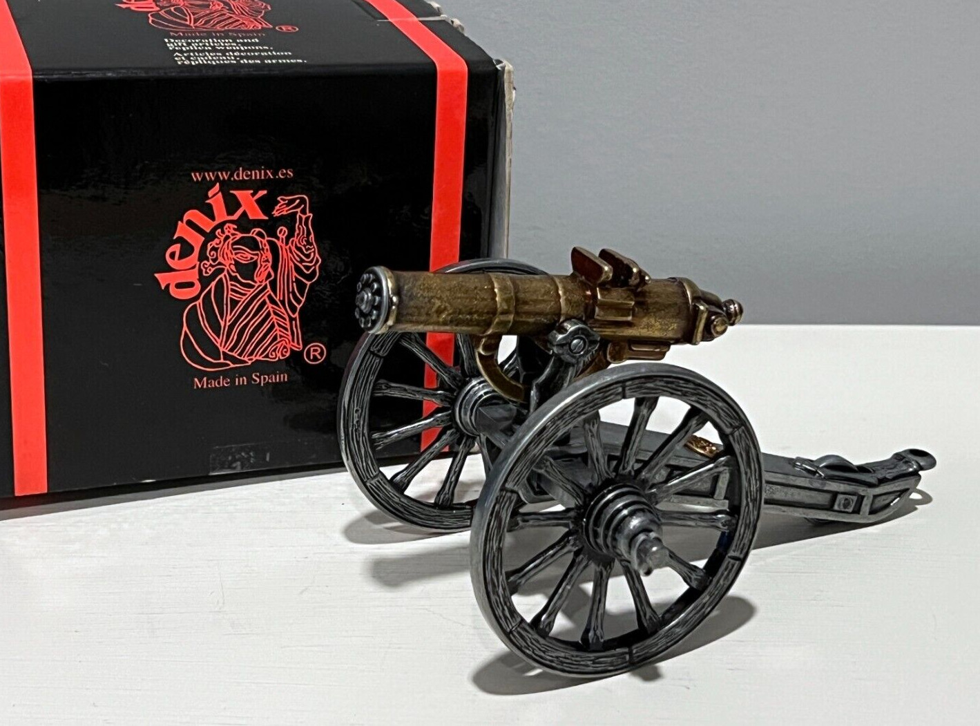 DENIX 1883 USA Civil War GATLING GUN Cannon Diecast Metal Replica Model in Box