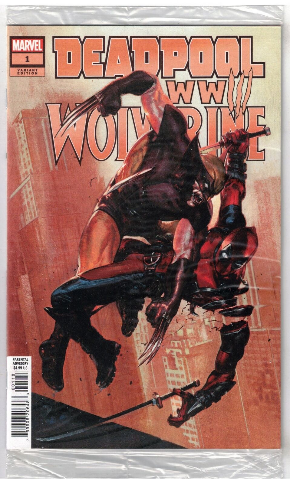 DEADPOOL & WOLVERINE WWIII #1- 1 PER STORE DELL'OTTO POLYBAG VARIANT- MARVEL