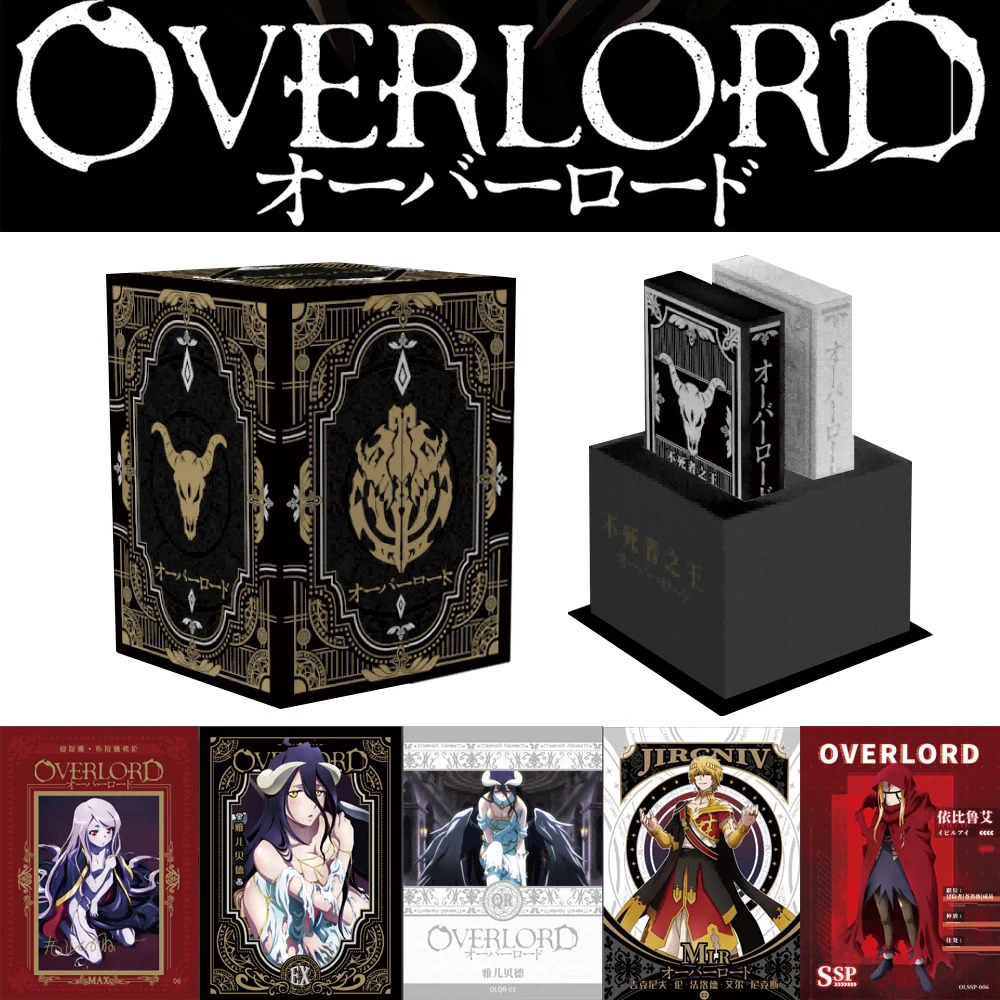 Overlord Camon Official Premium Booster Box Trading Cards Anime Sealed NEW 2023