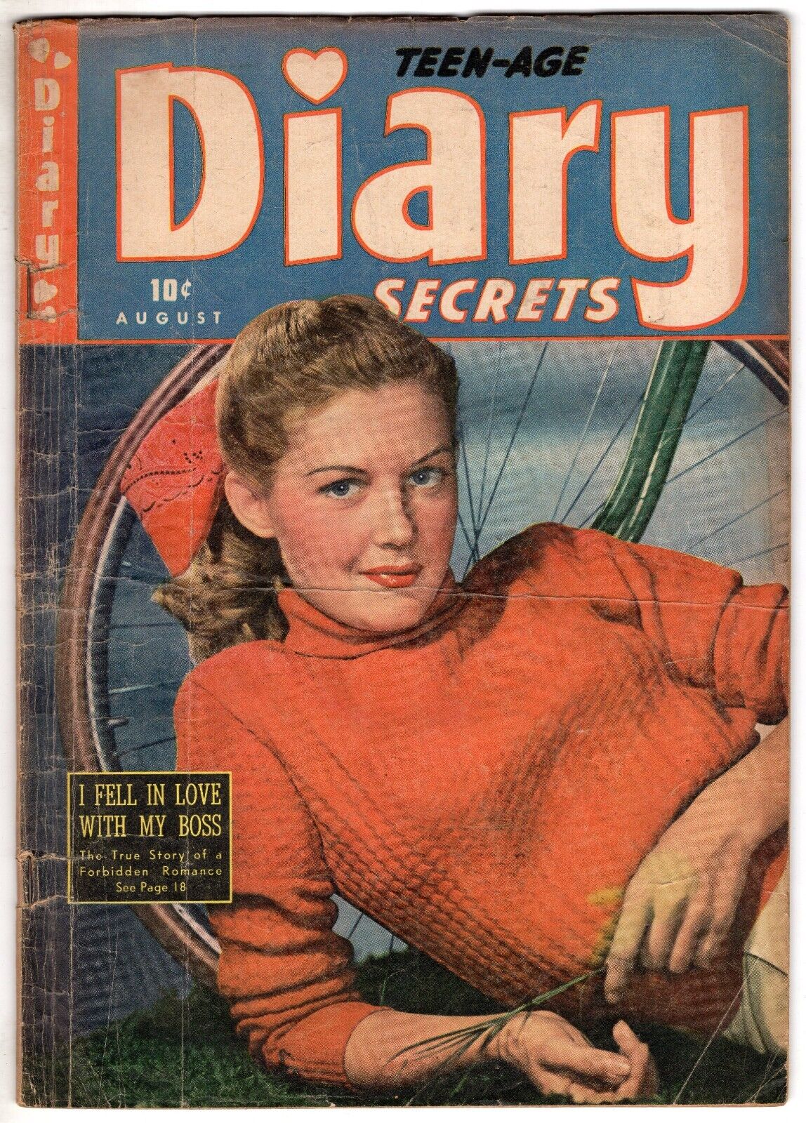 Teen-Age Diary Secrets #5 1949 Blue Ribbon Comics St. John MATT BAKER Golden Age