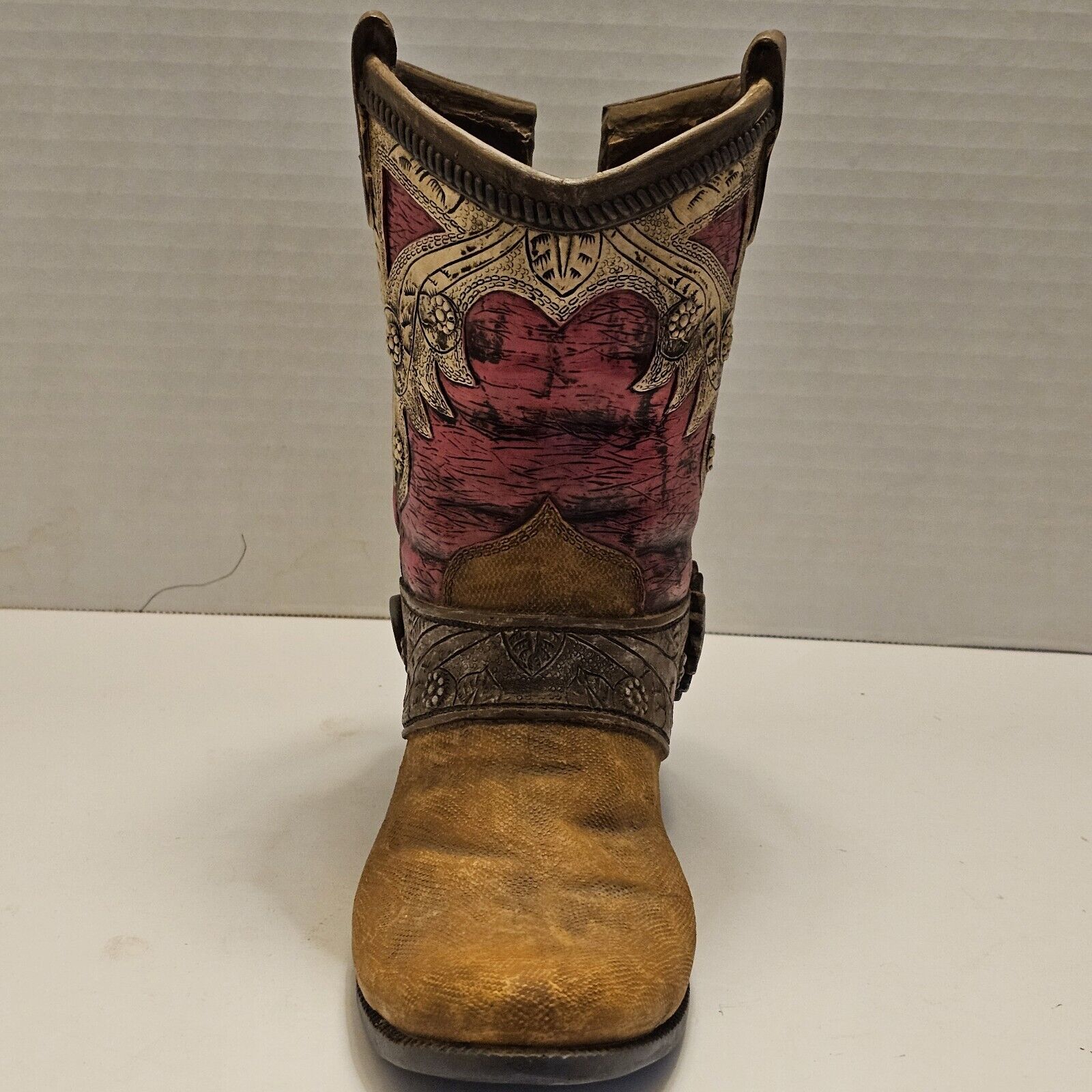 Cowboy Boot Vase 8.5\