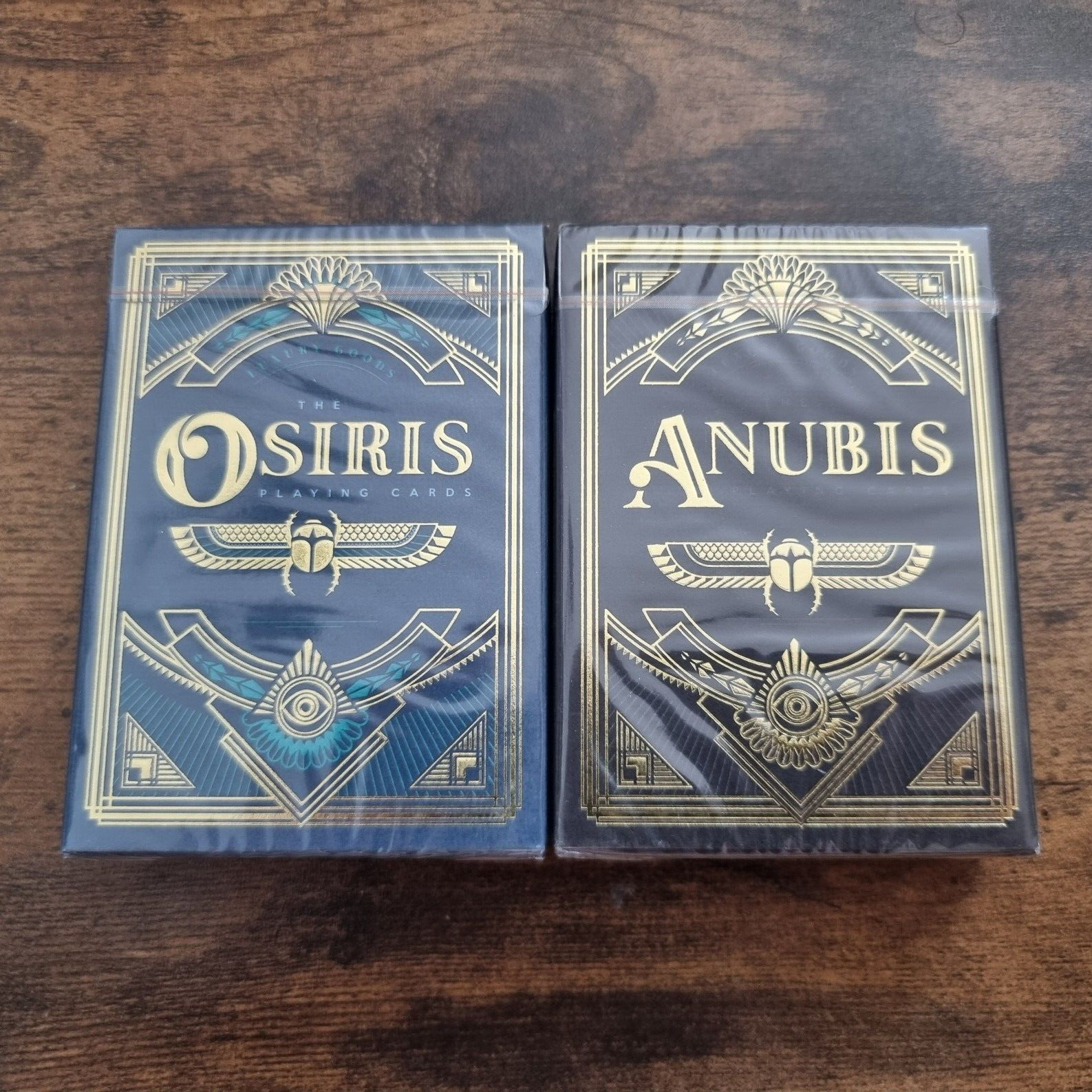 Osiris & Anubis 2 Deck Set New & Sealed Steve Minty Rare Limited Playing Cards