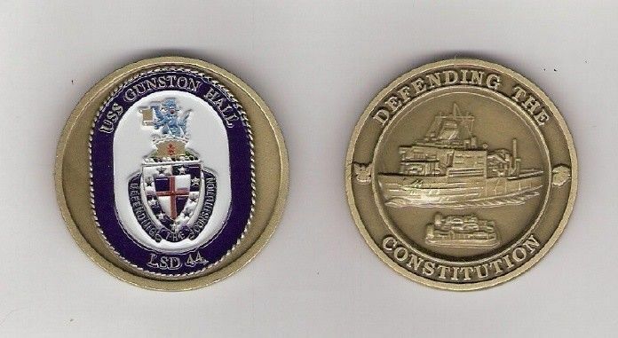 USS Gunston Hall Navy Ship Challenge Coin  MINT    LSD 44