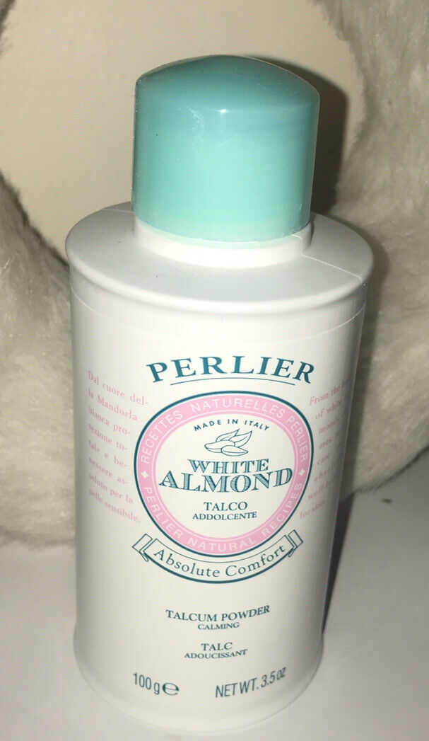Perlier White Almond 3.5 OZ Absolute Comfort Talcum Powder NEW