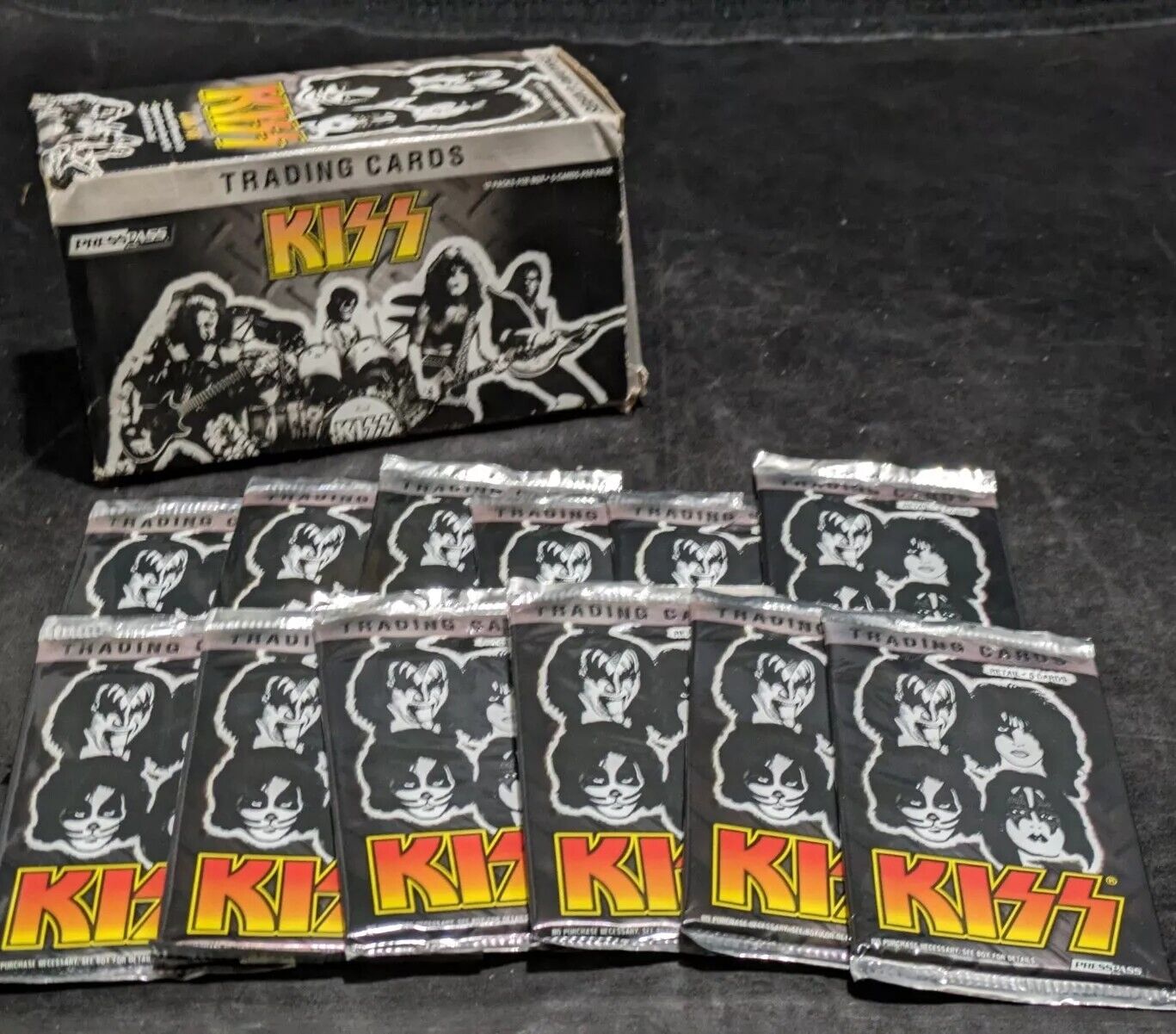 2009 PressPass KISS Trading Cards Lot Of 12 Unopened Packs In Original Box 
